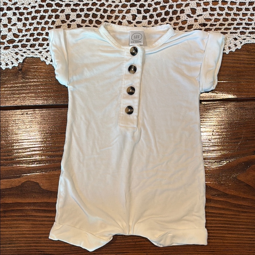 NWOT Finley Lou Lou and Company Romper. 3-6 month.